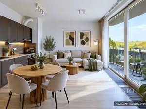 Pronájem bytu 2+kk, Praha - Krč, V jehličí, 53 m2