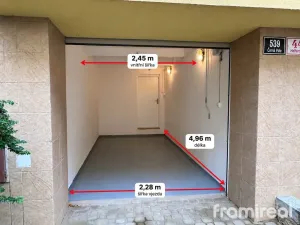 Pronájem garáže, Brno, Helfertova, 12 m2