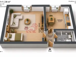 Prodej bytu 1+1, Staré Město, Velehradská, 30 m2