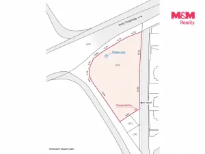 Pronájem komerčního pozemku, Mochov, 2406 m2