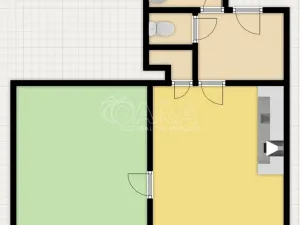 Pronájem bytu 2+kk, Praha - Košíře, Donátova, 44 m2