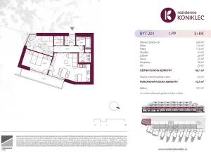 Prodej bytu 3+kk, Brno, Rybnická, 66 m2