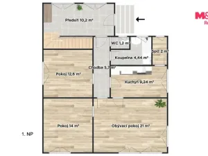 Prodej rodinného domu, Podmoky, 190 m2