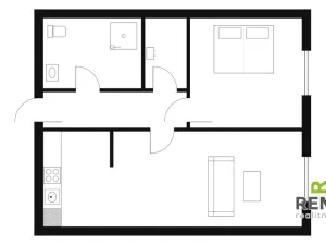 Pronájem bytu 2+kk, Uherské Hradiště, Šromova, 58 m2