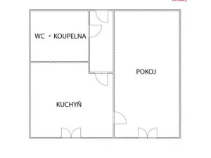 Pronájem bytu 1+1, Chomutov, Hornická, 35 m2