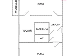 Pronájem bytu 2+1, Chomutov, Holešická, 63 m2