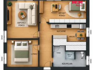 Prodej bytu 3+1, České Budějovice - České Budějovice 7, Lidická tř., 78 m2