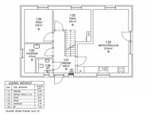 Prodej rodinného domu, Třemešné - Pavlíkov, 54 m2