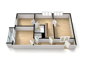 Prodej bytu 3+1, Slavičín, U Zahrádek, 71 m2
