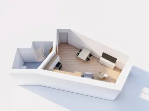 Prodej bytu 1+kk, Tovačov, Jiráskova, 34 m2