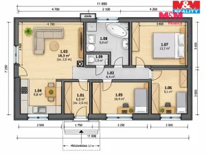 Prodej rodinného domu, Bohumín, Rolnická, 80 m2