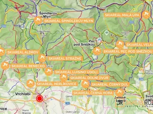 Pronájem bytu 2+1, Vrchlabí, Palackého, 52 m2