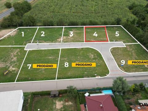 Prodej pozemku pro bydlení, Rajhrad, Štefánikova, 577 m2