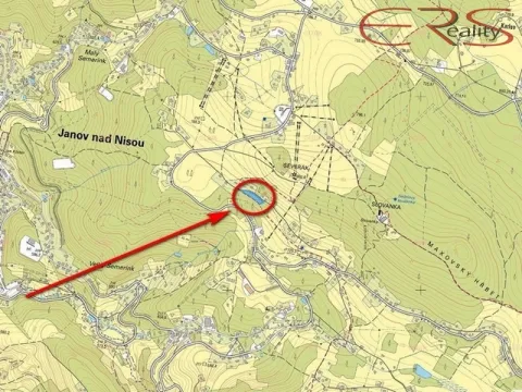 Prodej louky, Lučany nad Nisou - Horní Maxov, 3165 m2