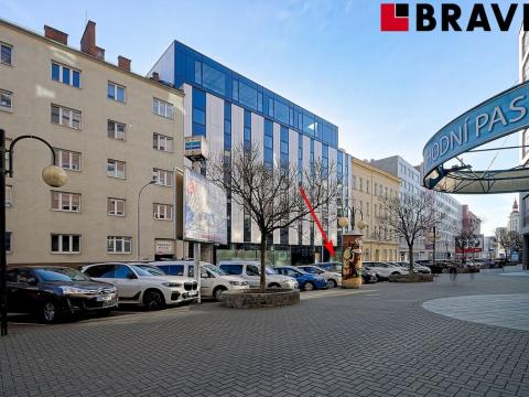 Pronájem obchodního prostoru, Brno - Zábrdovice, Příkop, 30 m2