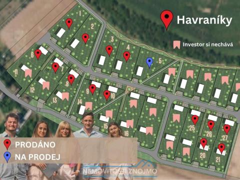 Prodej pozemku pro bydlení, Havraníky, 1678 m2