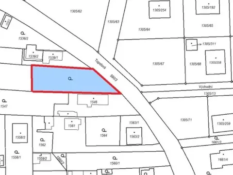 Prodej pozemku pro bydlení, Úherce, Topolová, 657 m2