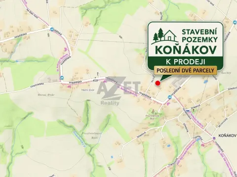Prodej pozemku pro bydlení, Český Těšín - Koňákov, Hradišťská, 1044 m2