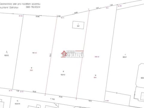 Prodej pozemku pro bydlení, Děčín - Děčín XXI-Horní Oldřichov, 1188 m2