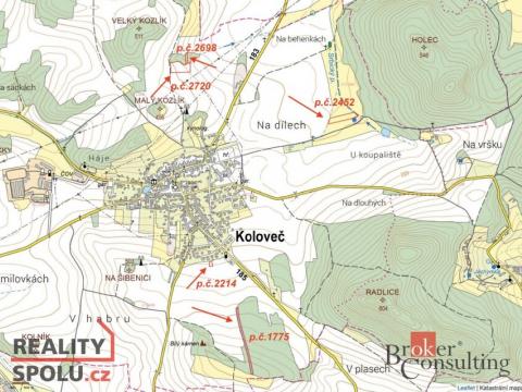 Prodej zemědělské půdy, Koloveč, Koloveč 1, 23450 m2