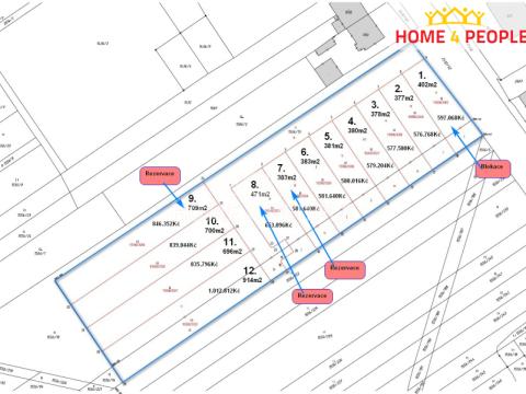 Prodej pozemku pro bydlení, Tlumačov, Dolní, 378 m2