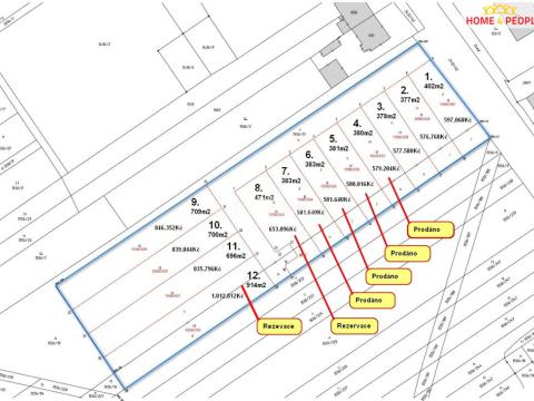 Prodej pozemku pro bydlení, Tlumačov, Dolní, 700 m2