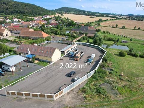 Pronájem pozemku pro komerční výstavbu, Hrobčice - Razice, 2022 m2