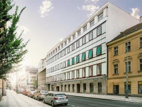 Pronájem kanceláře, Praha - Karlín, Sokolovská, 321 m2