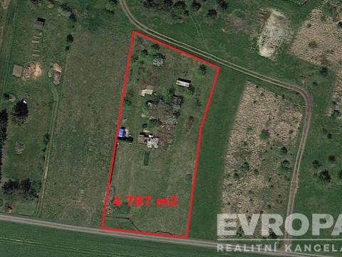 Prodej zahrady, Bělušice, 4787 m2