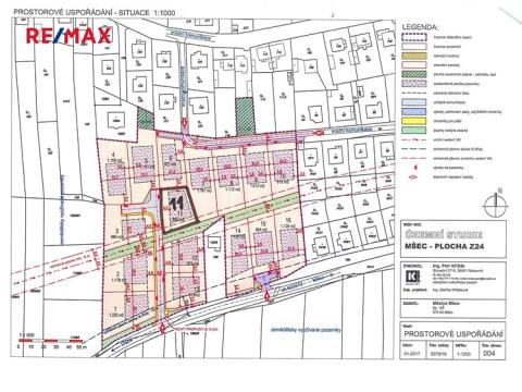 Prodej pozemku pro bydlení, Mšec, 822 m2