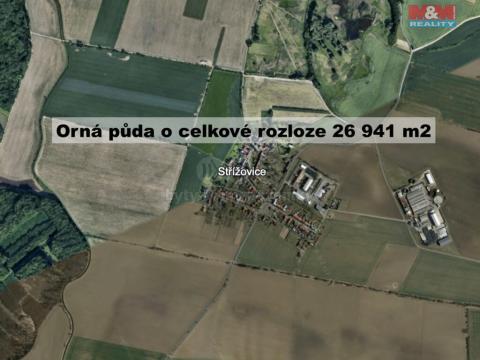 Prodej zemědělské půdy, Střížovice, 26941 m2