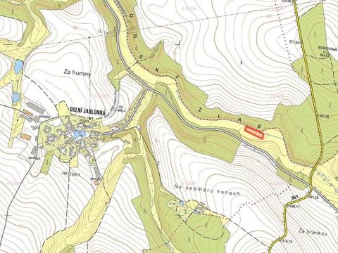 Prodej louky, Přibyslav, 3288 m2