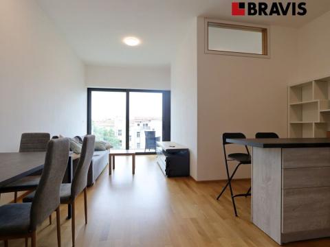 Pronájem bytu 1+kk, Brno, Šumavská, 47 m2