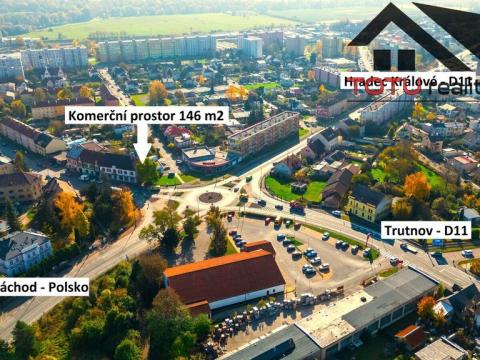 Pronájem obchodního prostoru, Jaroměř - Pražské Předměstí, Svat. Čecha, 167 m2