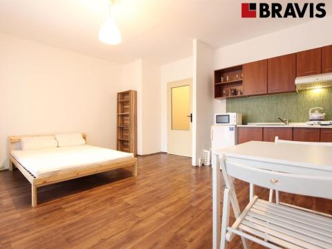 Pronájem bytu 1+kk, Brno, Kyjevská, 36 m2