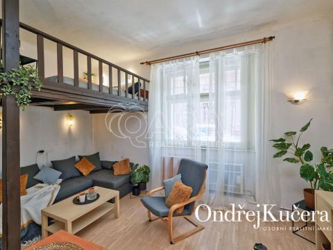 Pronájem bytu 1+kk, Praha - Nové Město, Podskalská, 32 m2