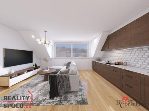 Prodej bytu 2+kk, Praha - Libeň, Heydukova, 51 m2