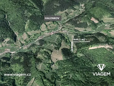 Prodej podílu lesa, Halenkov, 363 m2