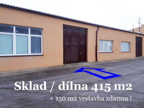 Pronájem skladu, Praha - Újezd nad Lesy, 415 m2