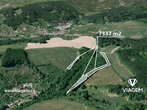 Prodej podílu pole, Luhačovice, 781 m2