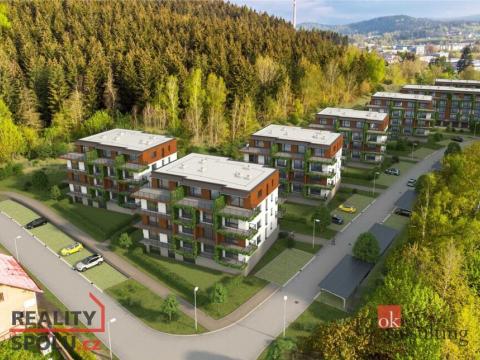 Prodej bytu 2+kk, Jablonec nad Nisou - Rýnovice, Jezdecká, 54 m2