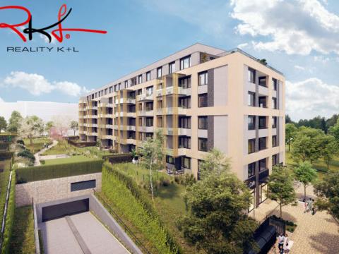 Prodej bytu 2+kk, Praha - Hlubočepy, náměstí Olgy Scheinpflugové, 103 m2