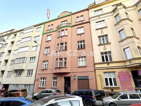 Pronájem bytu 2+kk, Praha - Vinohrady, Slezská, 62 m2