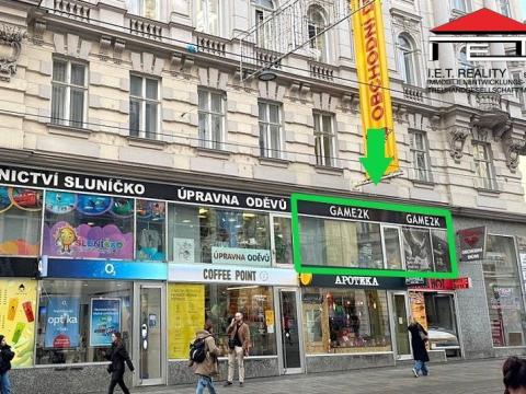 Pronájem obchodního prostoru, Brno, Masarykova, 46 m2