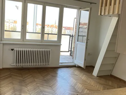 Pronájem bytu 1+kk, Praha - Vinohrady, Ondříčkova, 30 m2