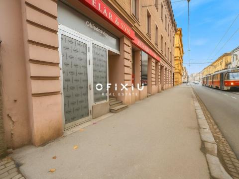 Pronájem obchodního prostoru, Brno - Zábrdovice, Cejl, 96 m2