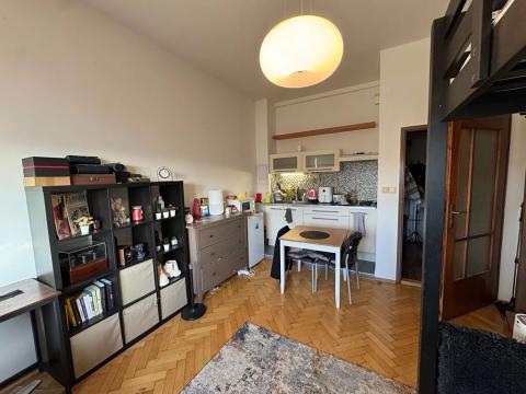 Pronájem bytu 1+kk, Praha - Holešovice, U Pergamenky, 30 m2