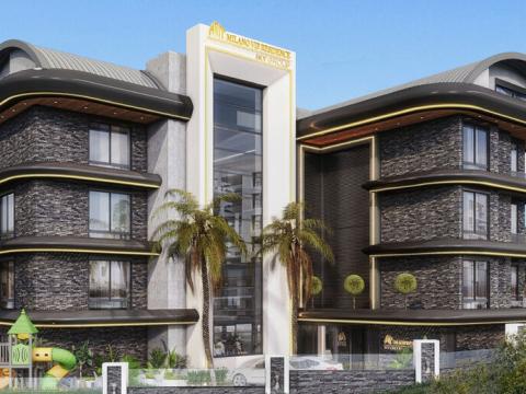 Prodej bytu 1+1, Alanya,Turecko, 47 m2