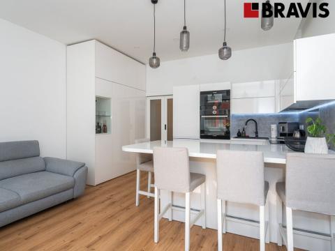 Pronájem bytu 2+kk, Brno - Veveří, Kotlářská, 56 m2