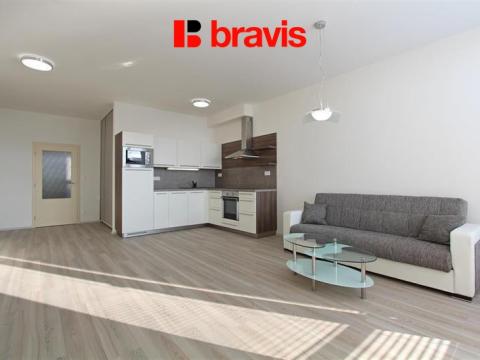 Pronájem bytu 1+kk, Brno, Kamínky, 48 m2